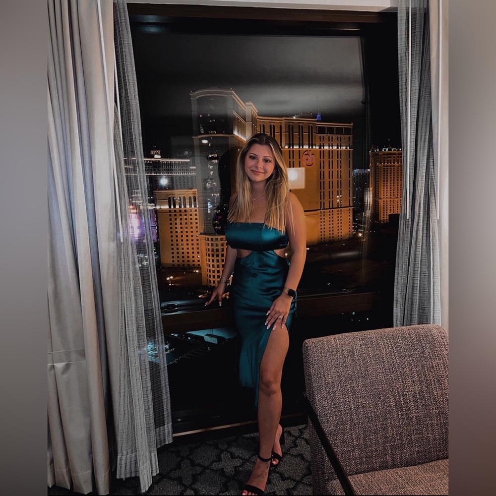 white fox Boutique dress